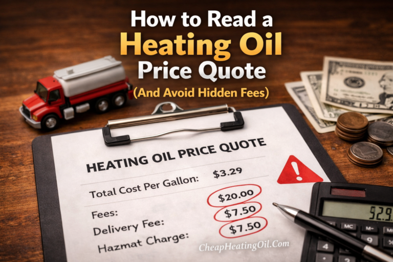 How to read Heating Oil Quote