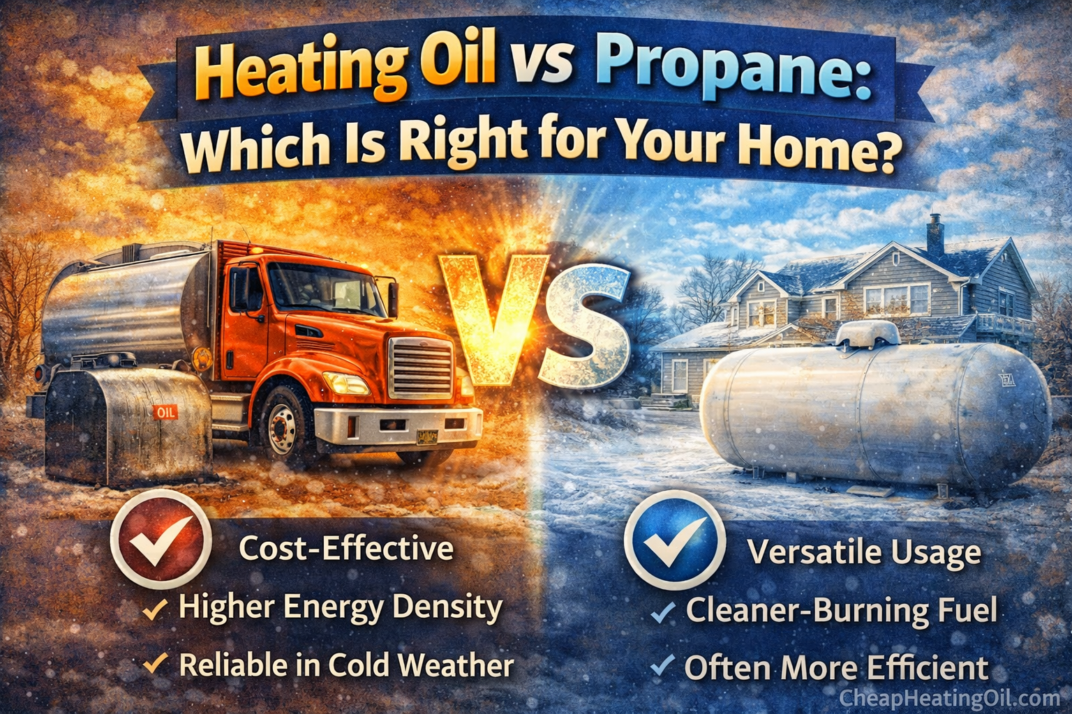 Heating Oil vs Propane: Which Is Right for Your Home?